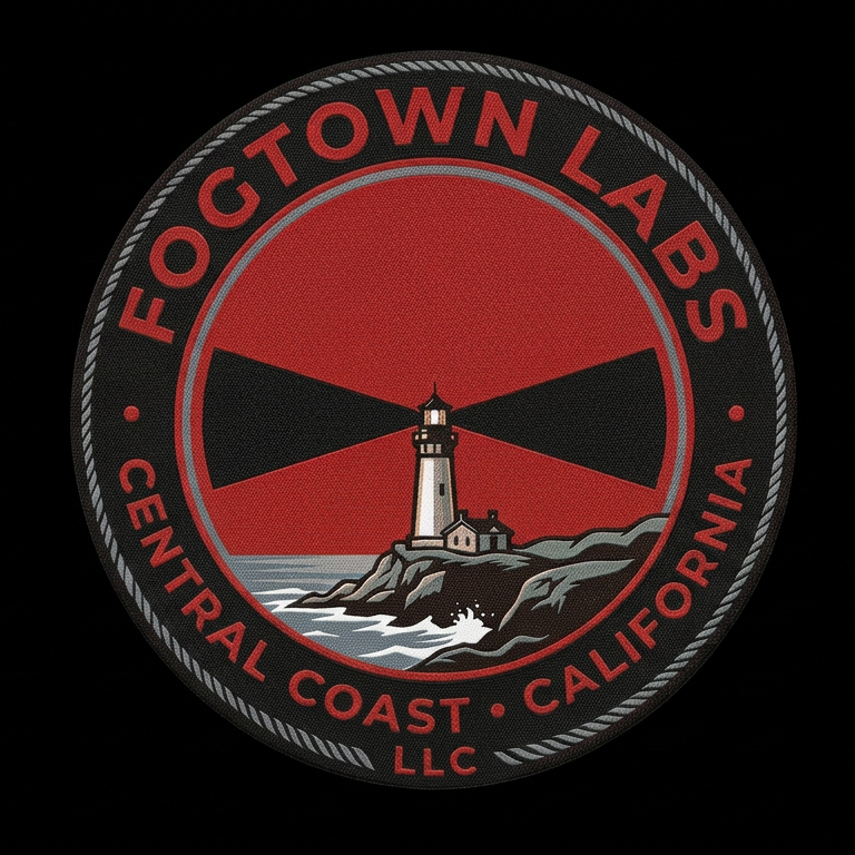 Fogtown Labs — a lighthouse casting its beam over California's Central Coast